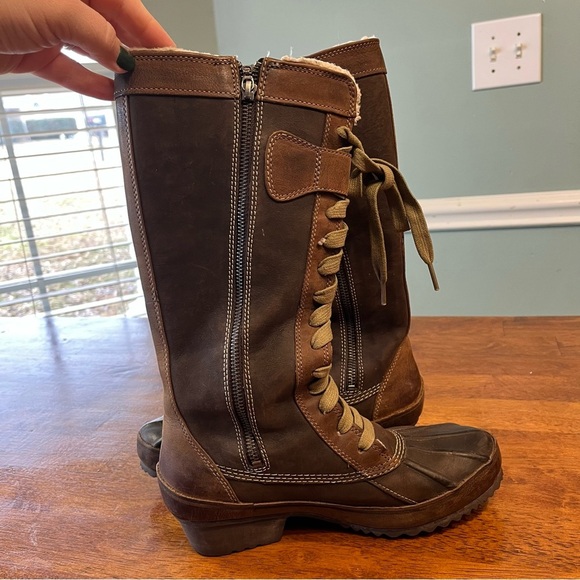 Sorel Women's Sorelia Earhart Leather Boot size 7 - Picture 3 of 8